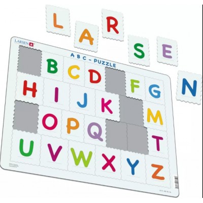 Larsen-LS1326 Puzzle Cadre - ABC Alphabet