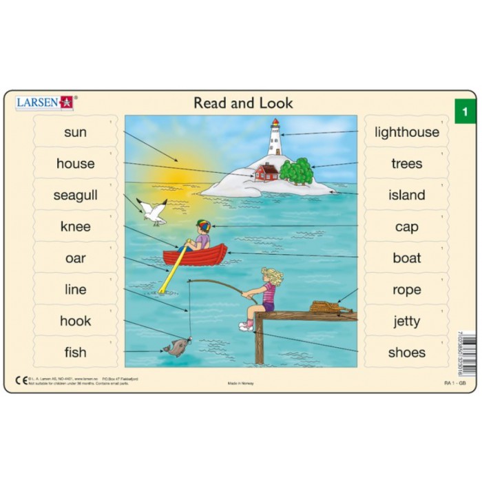   Puzzle Cadre - Apprendre l'Anglais : Read and Look 1 (en Anglais)