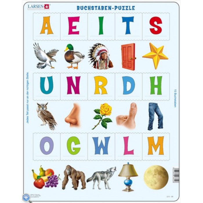   Puzzle Cadre - Apprendre les Lettres (en Allemand)