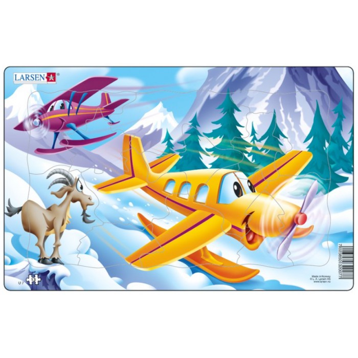   Puzzle Cadre - Avions dans la Montagne