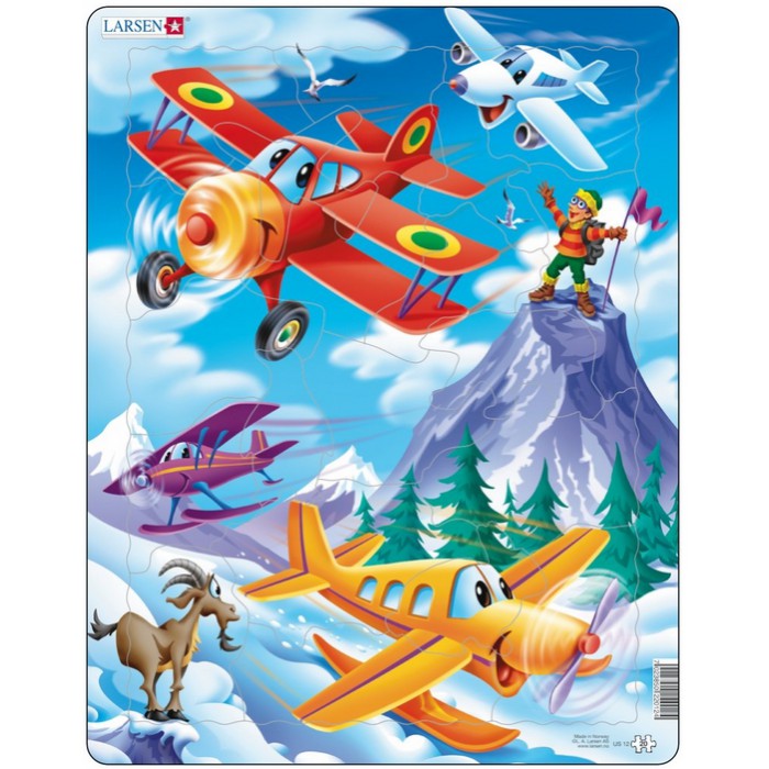   Puzzle Cadre - Avions dans la Montagne