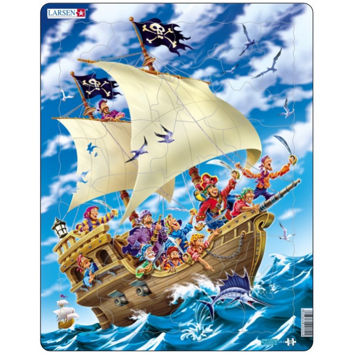   Puzzle Cadre - Bâteau de Pirate