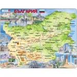   Puzzle Cadre - Carte de la Bulgarie (en Bulgare)