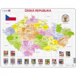   Puzzle Cadre - Carte de la République Tchèque (en Tchèque)