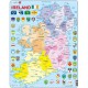 Puzzle Cadre - Carte de l'Irlande (en Anglais)
