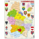   Puzzle Cadre - Carte du Luxembourg (en Français)