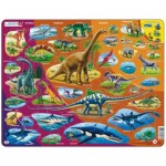   Puzzle Cadre - Dinosaures (en Espagnol)