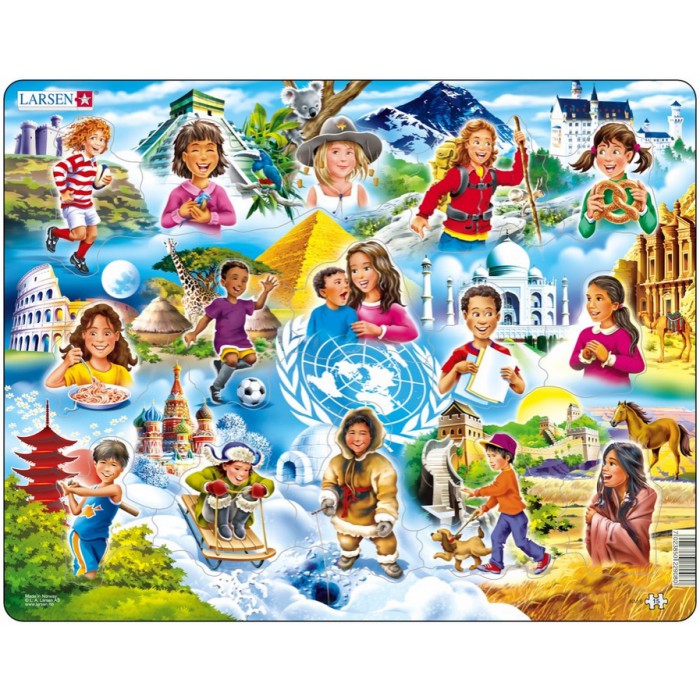   Puzzle Cadre - Enfants du Monde