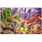   Puzzle Cadre - Les Dragons attaquent !
