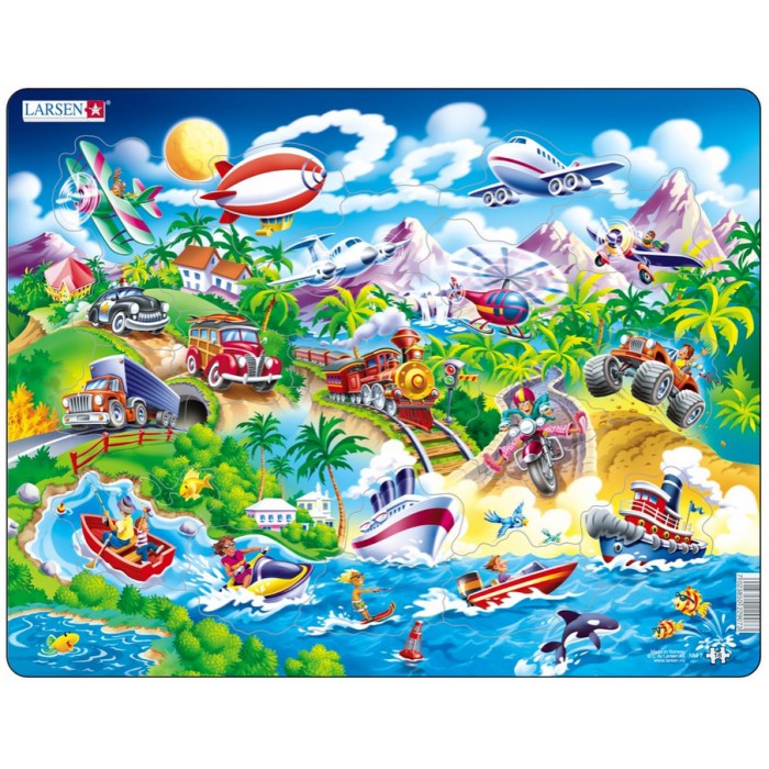   Puzzle Cadre - Moyens de Locomotion