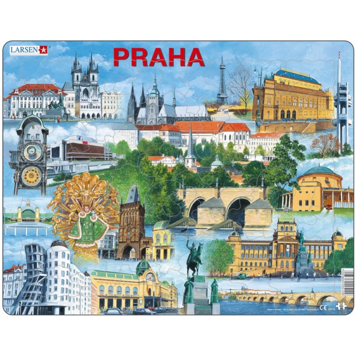   Puzzle Cadre - Souvenirs de Prague