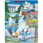   Puzzle Cadre - Souvenirs des Etats-Unis