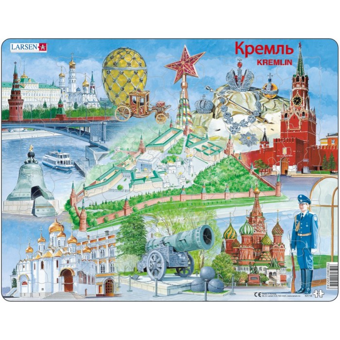   Puzzle Cadre - Souvenirs du Kremlin, Moscou