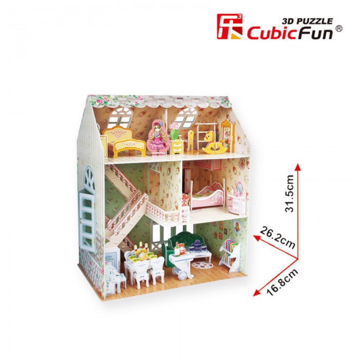 Cubic Fun Puzzle 3D - Maison de Poupées de rêve - Difficulté : 4/8