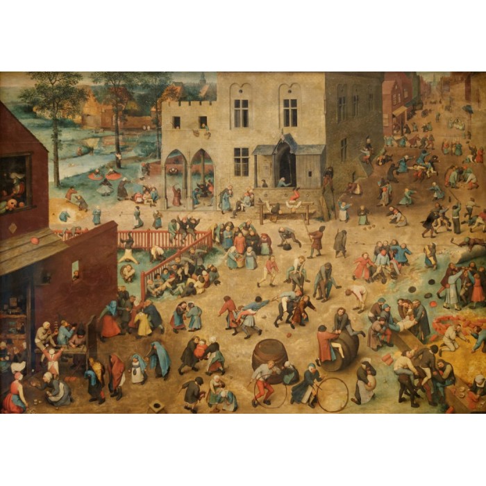 Grafika Brueghel Pieter : Les Jeux d'Enfants, 1560