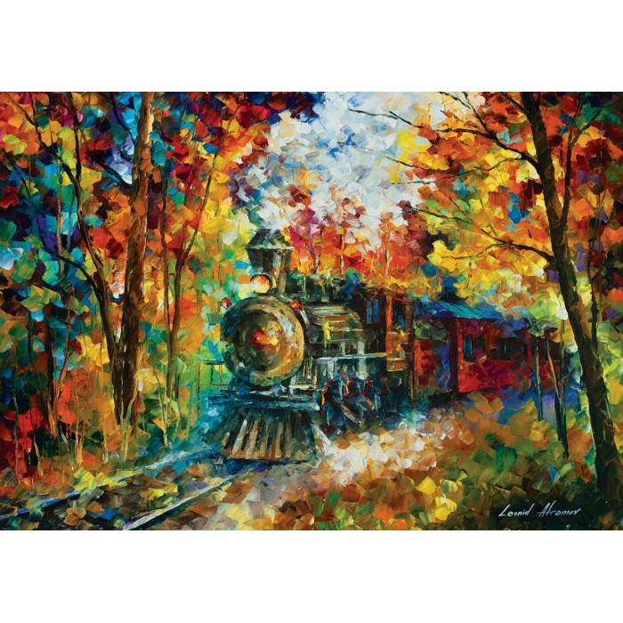 Art Puzzle Train
