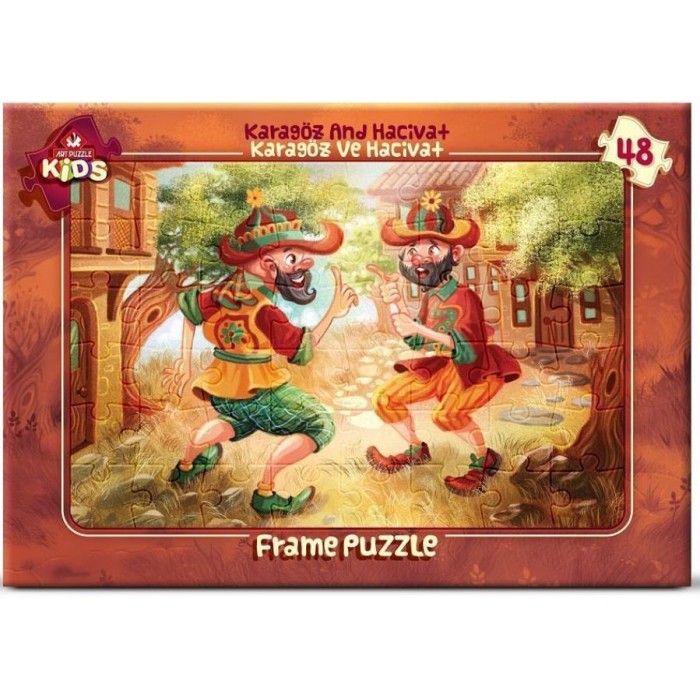 Art Puzzle Puzzle Cadre - Karagöz et Hacivat