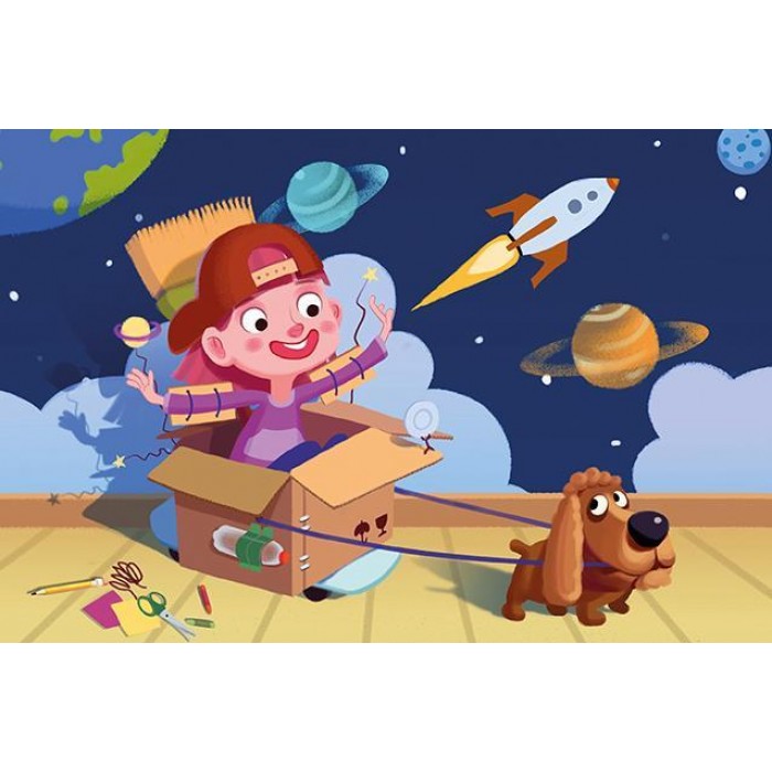 Art Puzzle Puzzle en Bois - Mini Astronaute