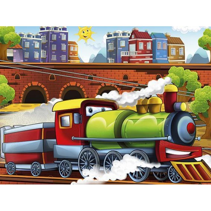 Art Puzzle Puzzle en Bois - Train