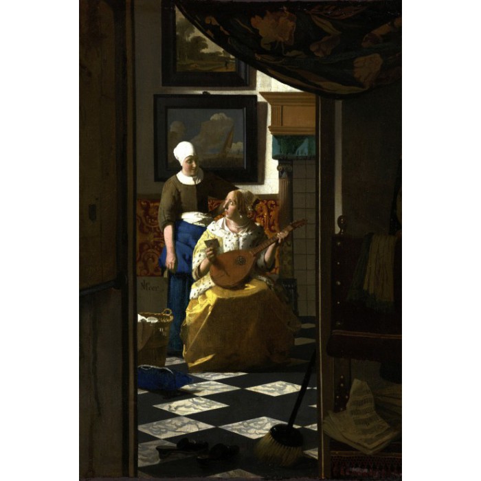 Grafika Kids Vermeer Johannes : La lettre d'amour, 1669-1670