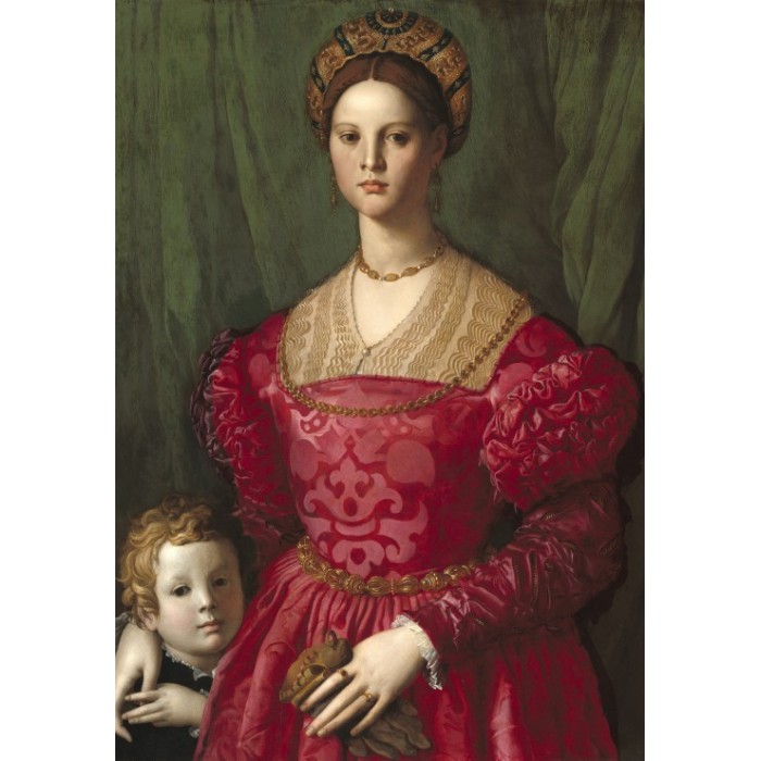 Grafika Kids Agnolo Bronzino : Jeune Femme et Son Petit Garçon, 1540