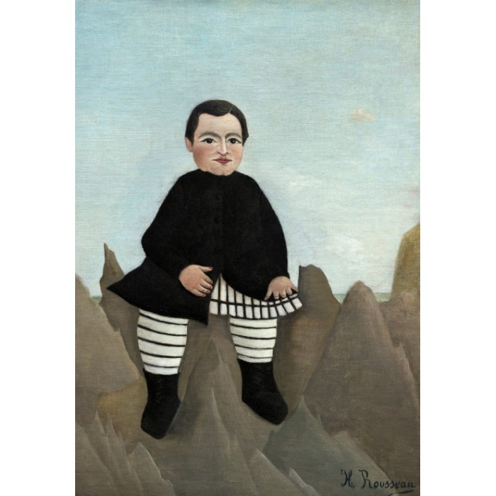 Grafika Kids Henri Rousseau : Garçon sur un Rocher, 1895/1897