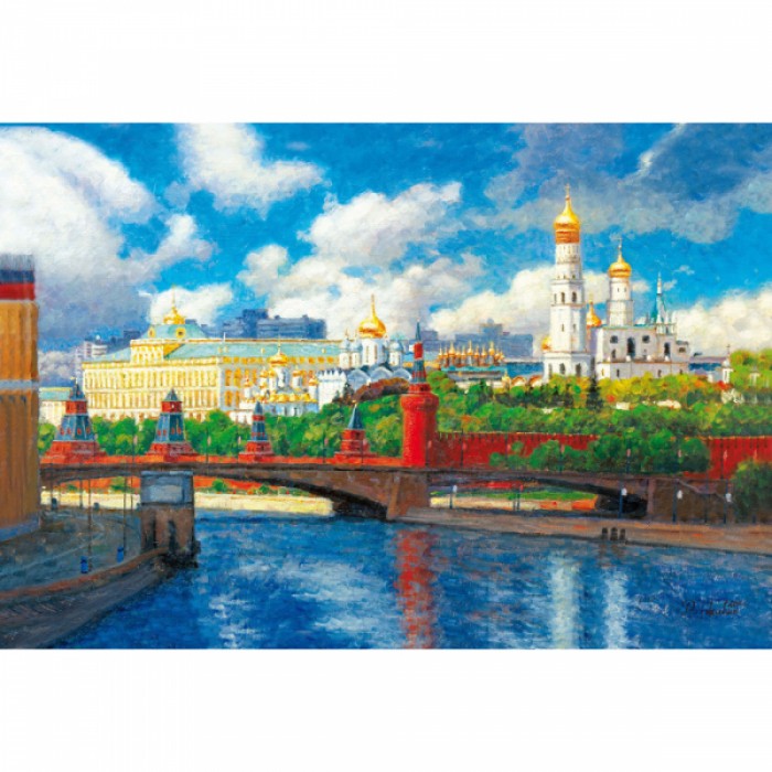 Davici Puzzle en Bois - Kremlin - Moscou