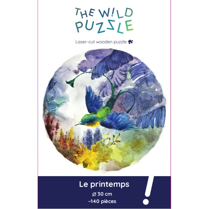 The Wild Puzzle Puzzle en Bois - Le Printemps