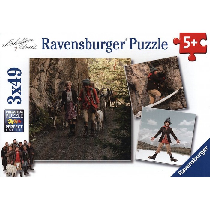 Ravensburger 3 Puzzles - Une Cloche pour Ursli