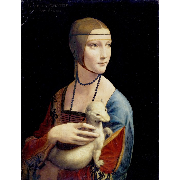 DToys Léonard De Vinci : La Dame à l'Hermine