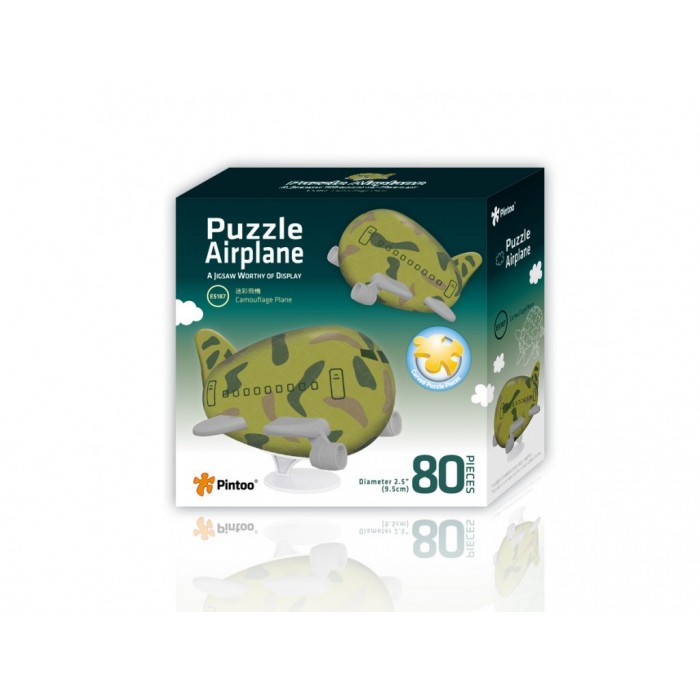 Pintoo Puzzle 3D Avion - Camouflage
