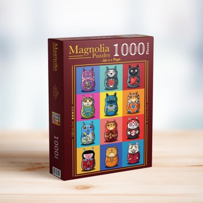 Puzzle Magnolia-1020 Catryoshka