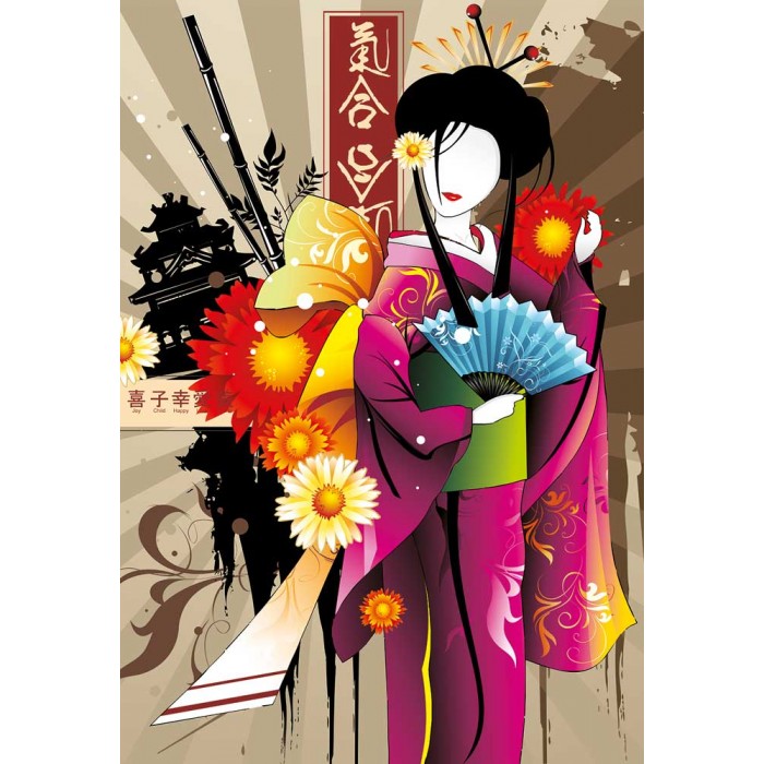 Puzzle Magnolia-3501 Geisha