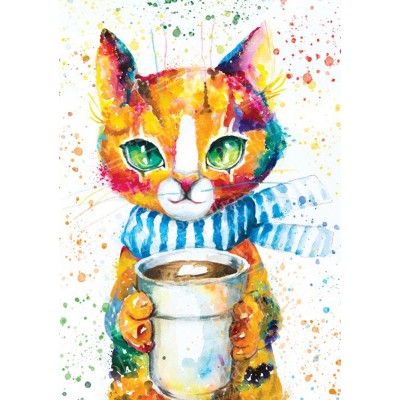 Puzzle Magnolia-3505 Colorful Cat