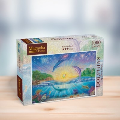 Puzzle Magnolia-4305 Dolphins