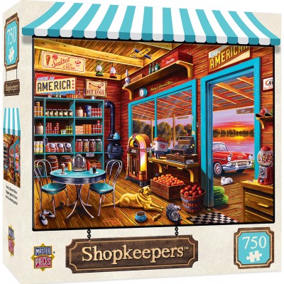 Puzzle Master-Pieces-31828 Henry's General Store