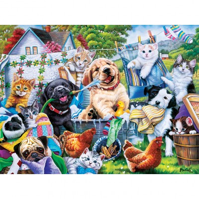 Puzzle Master-Pieces-32110 Pièces XXL - Washing Time