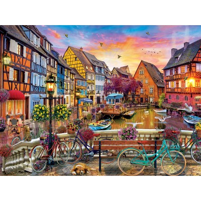 Puzzle Master-Pieces-32244 Balade à Vélo à  Colmar, France