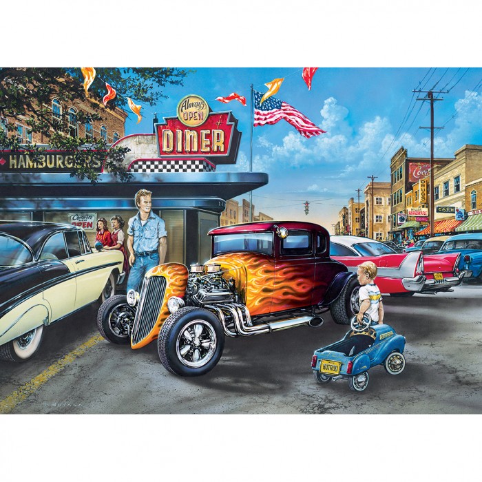 Puzzle Master-Pieces-71811 Hot Rods and Milkshakes