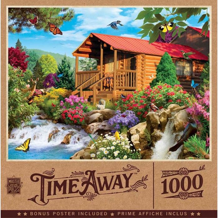 Puzzle Master-Pieces-72041 Cascading Cabin
