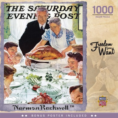 Puzzle Master-Pieces-72067 Freedom from Want