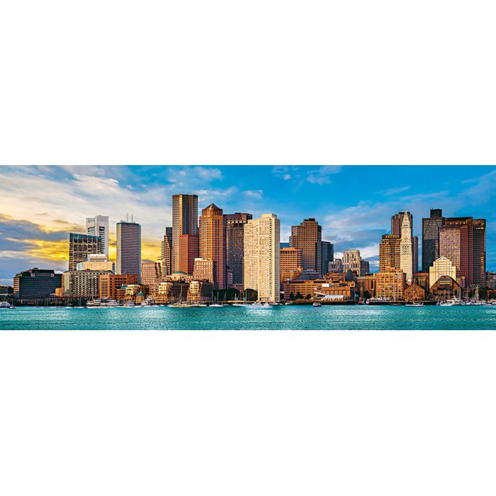 Puzzle  Master-Pieces-72072 City Panoramics - Boston