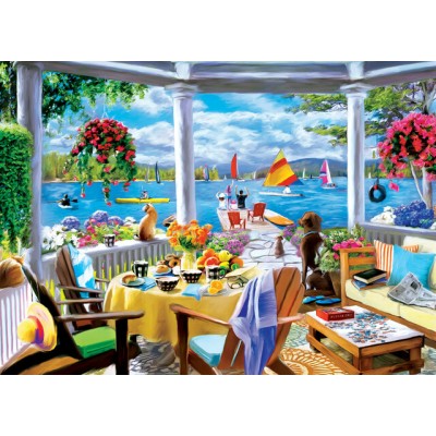 Puzzle Master-Pieces-72217 Seaside Dining View