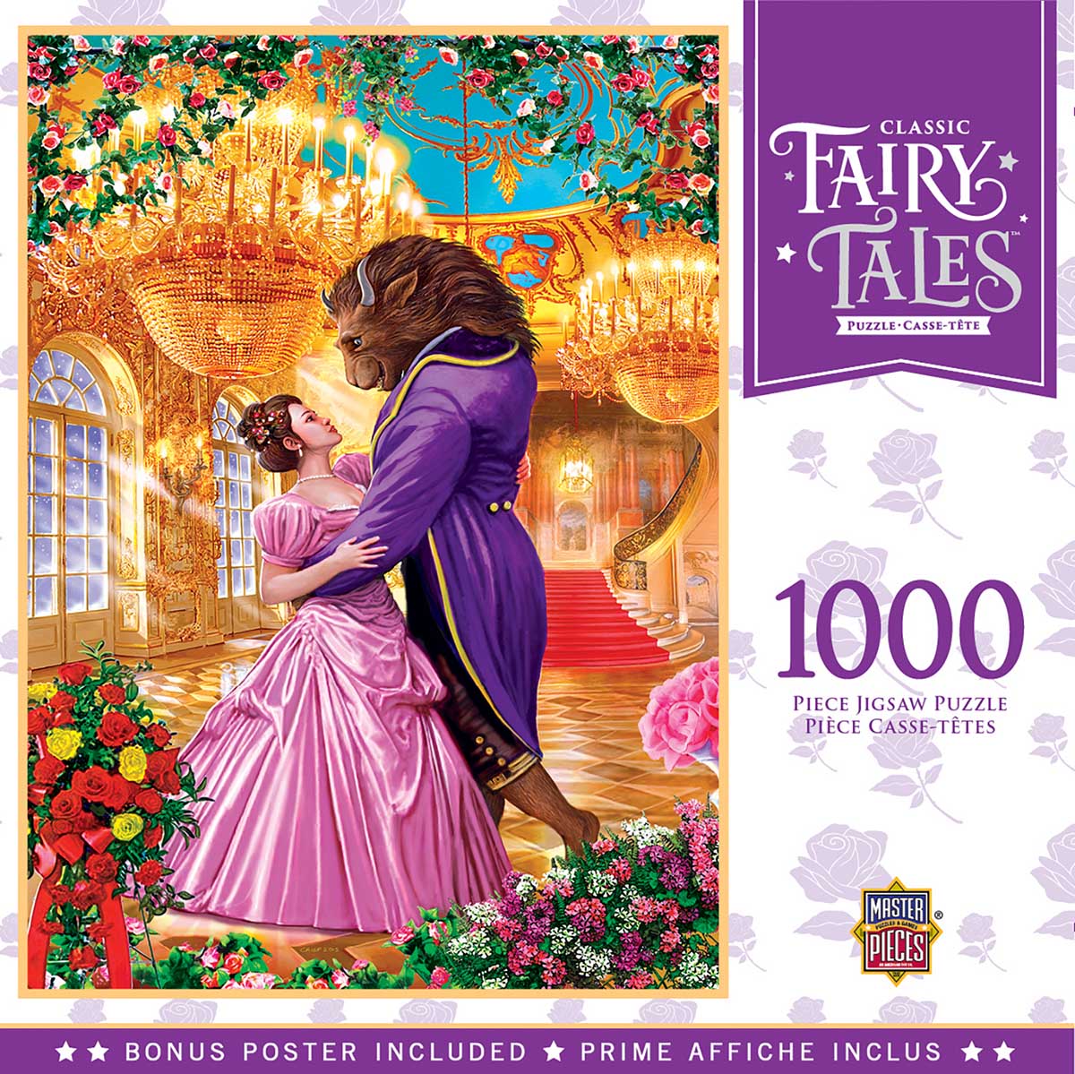 Puzzle La Belle et la Bête Master-Pieces-72017 1000 pièces Puzzles
