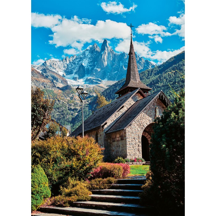 Puzzle  Nathan-00904 Des Racines et des Ailes - La Chapelle Des Praz, Chamonix