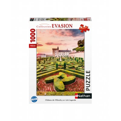 Puzzle Nathan-00912 Château de Villandry - Loïc Lagarde