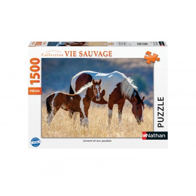 Puzzle Nathan-00928 Jument et Son Poulain