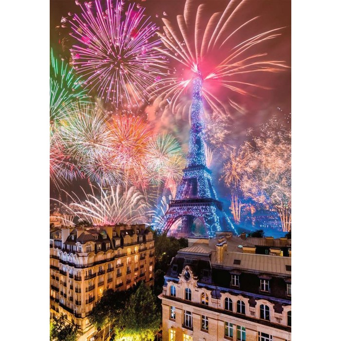 Puzzle  Nathan-00936 Feu d'Artifice Paris