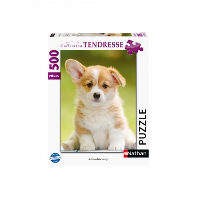 Puzzle Nathan-00961 Adorable Corgi