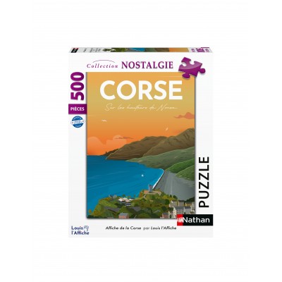 Puzzle Nathan-00985 Affiche Corse